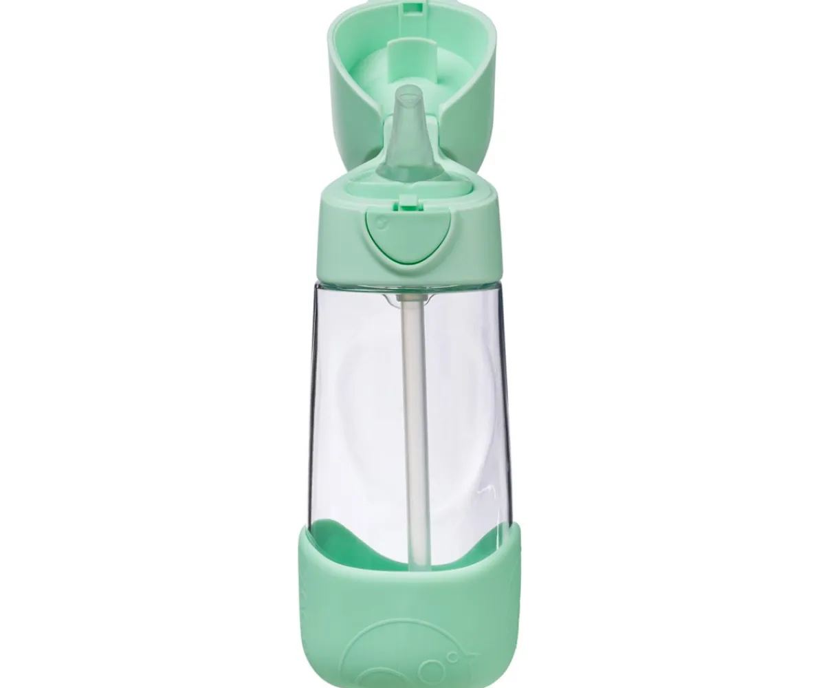 Botellas De Plástico^b.box Botella de Tritán con Pajita 450 ml Spearmint