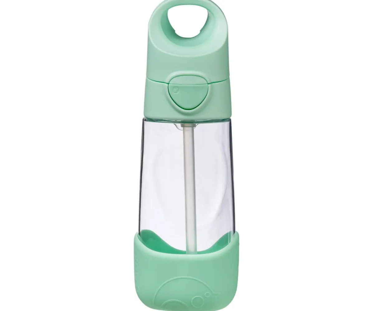 Botellas De Plástico^b.box Botella de Tritán con Pajita 450 ml Spearmint