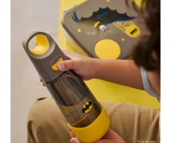 Botellas De Plástico^b.box Botella de Tritán con Pajita 600 ml Batman