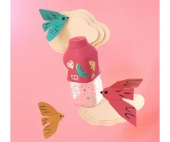 Botellas De Plástico^Monbento Botella MB Positive S Birds 330ml