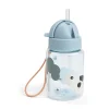 Botellas De Plástico^Done by Deer Botella Plástico con Pajita Tiny Farm Blue