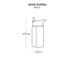 Botellas De Plástico^A Little Lovely Company Botella Plástico con Pajita Personalizable Pirates 450ml