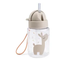 Botellas De Plástico^Done by Deer Botella Plástico con Pajita Celebration Sand