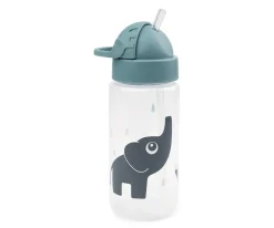 Botellas De Plástico^Done by Deer Botella Plástico con Pajita Elphee Blue