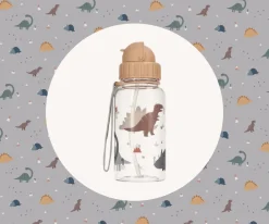 Colecciones Vuelta Al Cole^Tutete Botella Plástico Dinos World Personalizable