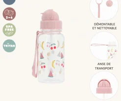 Colecciones Vuelta Al Cole^Tutete Botella Plástico Fruits Personalizable