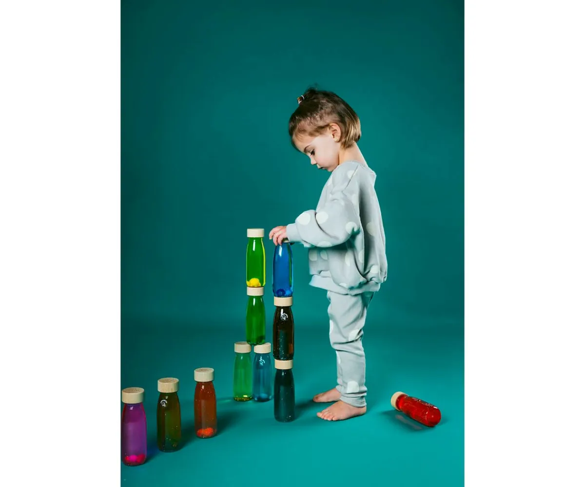 Online Botella Sensorial Flotante Turquesa Niños Juguetes Bebé 6 Meses|Juguetes Para Recién Nacidos