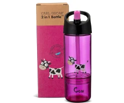 Botellas De Plástico^Carl Oscar Botella Tritán 2 en 1 Vaca Purple