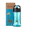 Botellas De Plástico^Carl Oscar Botella Tritán 350ml Jirafa Turquesa