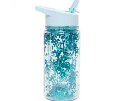 Botellas Para Personalizar^Petit Monkey Botella Tritán Purpurina Dusty Aqua Personalizable