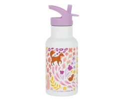 Botellas De Acero^A Little Lovely Company Botella Térmica Acero Flower Garden 350ml