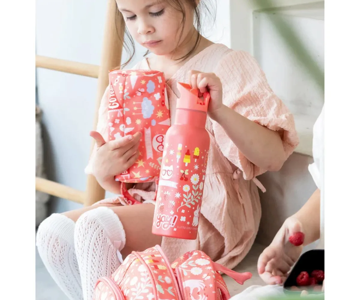 Botellas De Acero^A Little Lovely Company Botella Térmica Acero Fun 500ml