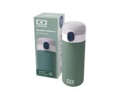 Botellas De Acero^Monbento Botella Térmica Acero MB Pop Verde Natural 360ml