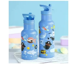 Botellas De Acero^A Little Lovely Company Botella Térmica Acero Pirates 350ml