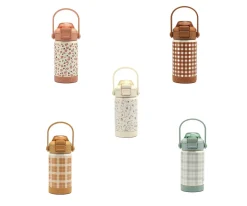 Botella Térmica Acero Sip + Chug Sienna Gingham 350ml Botellas De Acero|Botellas Térmicas