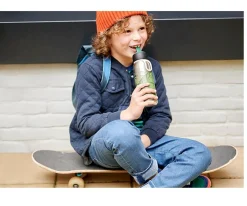 Botellas De Acero^Mepal Botella Térmica Campus Flip-Up Dino 350ml