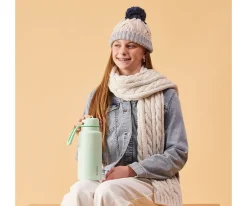 Hot Botella Térmica con Boquilla Plegable y Asa 1L Spearmint Regalos Para Papá|Regalos Para Madres