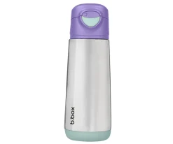 Botella Térmica con Boquilla y Asa 500 ml Lilac Pop Botellas De Acero|Termos Infantiles