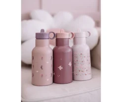 Botella Térmica con Boquilla Recambio Flores 350ml Botellas De Acero|Termos Infantiles