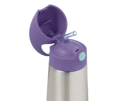 New Botella Térmica con Pajita 350 ml Lilac Pop Botellas De Acero|Termos Infantiles