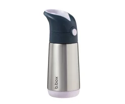 New Botella Térmica con Pajita 350 ml Indigo Rose Botellas De Acero|Botellas Térmicas