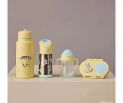 Hot Botella Térmica con Pajita 350 ml Looney Tunes Botellas De Acero|Termos Infantiles