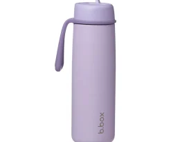 New Botella Térmica Flip Top Lilac Love 690 ml Termos Infantiles|Botellas De Acero