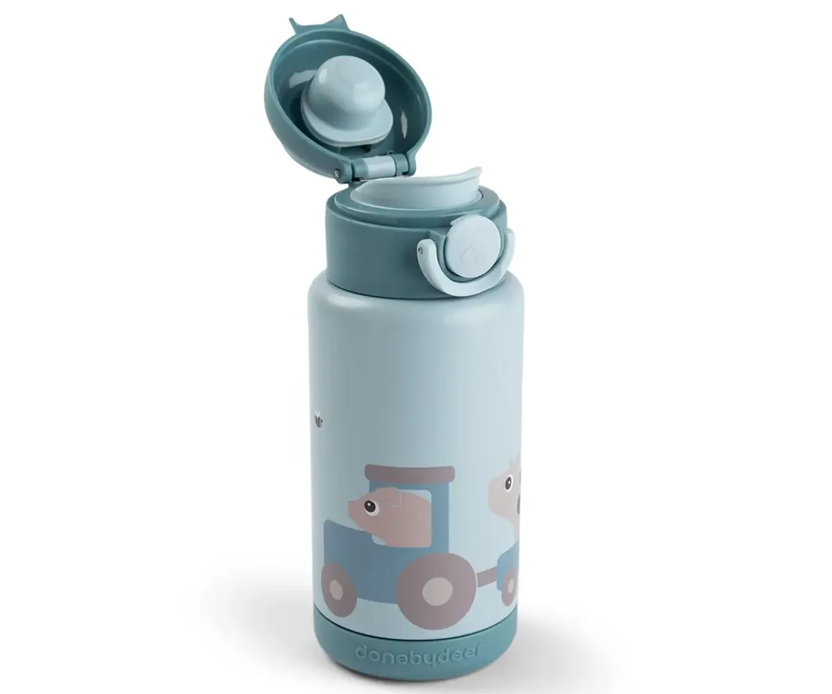 Online Botella Térmica Tiny Farm Blue 340 ml Botellas De Acero|Termos Infantiles