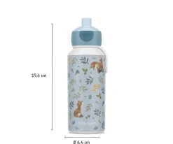 Botellas De Plástico^Mepal Botellas Campus Pop-Up Forest Friends 400 ml