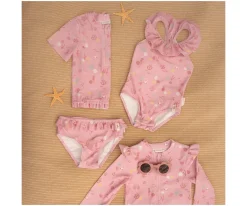 Bañadores Niños^Little Dutch Braquita Bikini Volantes Ocean Treasures Multicolor