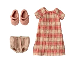 Peluches^Maileg Bunny con Vestido Chocolate Brown T3