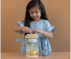 Best Cafetera de Madera Cápsulas Niños Juguetes Niños 5 Años|Juguetes Montessori
