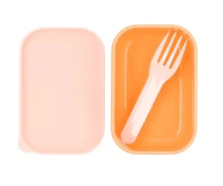 Caja Almuerzo Bento Big Stripes Pink Fiambreras Infantiles|Comer Al Aire Libre