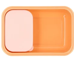 Caja Almuerzo Bento Big Stripes Pink Fiambreras Infantiles|Comer Al Aire Libre