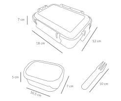Online Caja Almuerzo Bento Geometric Nature Colecciones Vuelta Al Cole|Cajas De Almuerzo