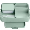 New Caja Almuerzo Bento Grande Nordic Sage Fiambreras Infantiles|Cajas De Almuerzo
