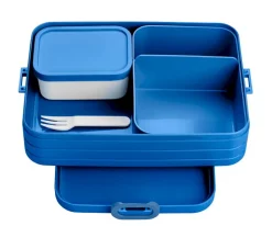 Hot Caja Almuerzo Bento Grande Vivid Blue Fiambreras Infantiles|Cajas De Almuerzo