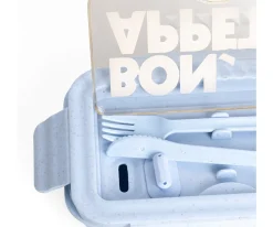 Hot Caja Almuerzo Bon Appétit Celeste HF Fiambreras Infantiles|Cajas De Almuerzo