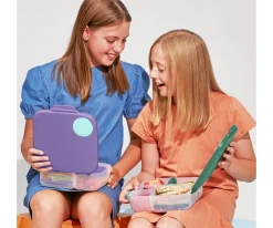 Sale Caja Almuerzo con Gel Refrigerante Lilac Pop Cajas De Almuerzo|Fiambreras Infantiles