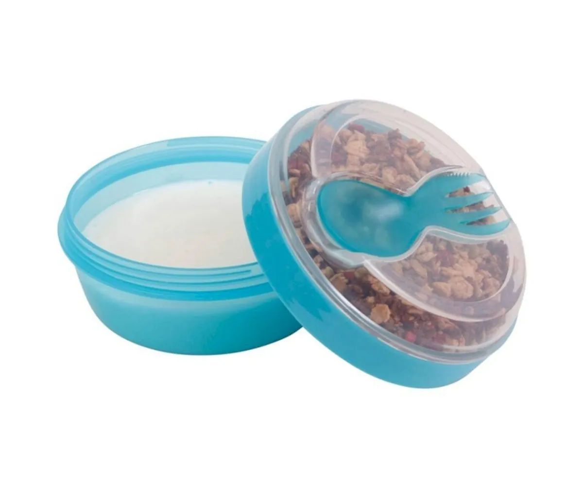 Outlet Caja Almuerzo con Tapa Refrigerante N'ice Cup Turquoise Fiambreras Infantiles|Cajas De Almuerzo