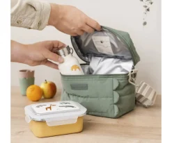 Cajas De Almuerzo^Done by Deer Caja Almuerzo de Metal Deer Friends Mustard