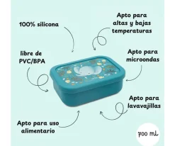 Cajas De Almuerzo^Sassi Caja Almuerzo de Silicona Elefante