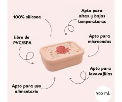 Cajas De Almuerzo^Sassi Caja Almuerzo de Silicona Pulpo