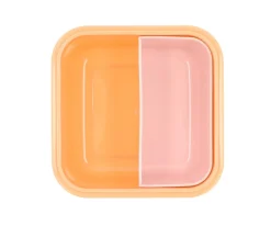 Fiambreras Infantiles^Monnëka Caja Almuerzo Grande Big Stripes Pink