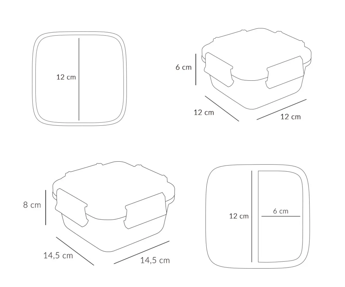 Clearance Caja Almuerzo Grande Funny Letters Colecciones Vuelta Al Cole|Fiambreras Infantiles