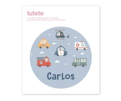 Best Caja Almuerzo Personalizada Midi Campus Cool Blue City Cars Colecciones Vuelta Al Cole|Cajas De Almuerzo