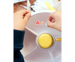 Online Caja Almuerzo Snack Spinner Flip, Correa de Mano y Hoja de Pegatinas Coral Pink Fiambreras Infantiles|Cajas De Almuerzo