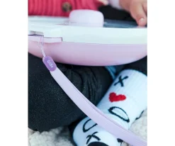 Cajas De Almuerzo^GöBe Caja Almuerzo Snack Spinner Flip, Correa de Mano y Hoja de Pegatinas Taro Purple