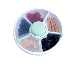 Outlet Caja Almuerzo Snack Spinner Flip, Correa de Mano y Hoja de Pegatinas Mint Green Fiambreras Infantiles|Cajas De Almuerzo
