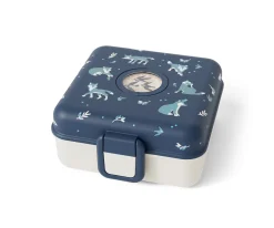 Cajas De Almuerzo^Monbento Caja Almuerzo Snacky Azul Wolf